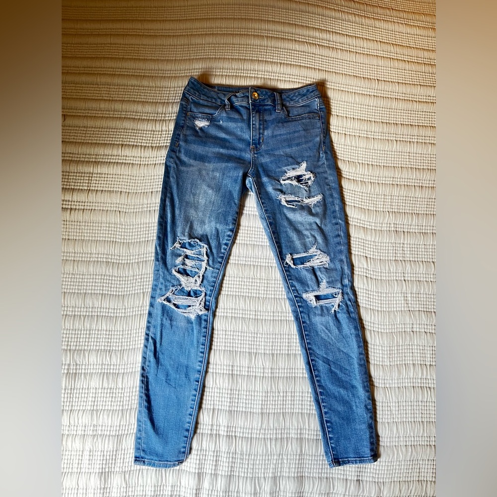 American Eagle Outfitters Light Blue Denim Jeans